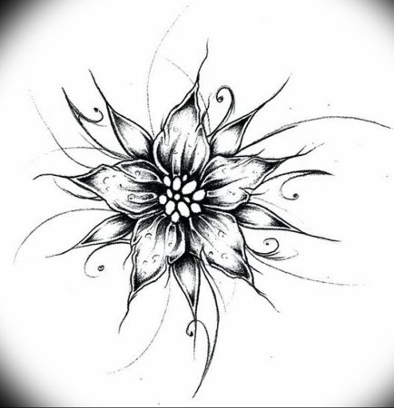 Татуировки цветы