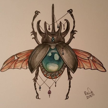 Скарабей Жук Art