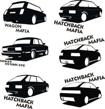 Наклейки на русские машины