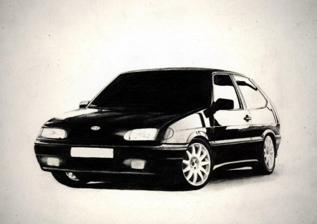 ВАЗ 2114 рисунок