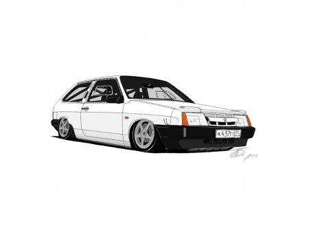 Раскраски ВАЗ 2109 БПАН