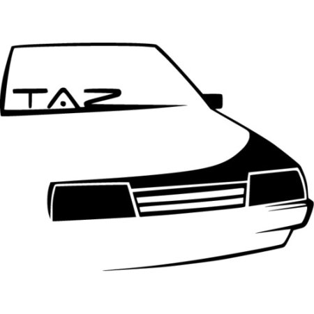 ВАЗ 2109 контур машины