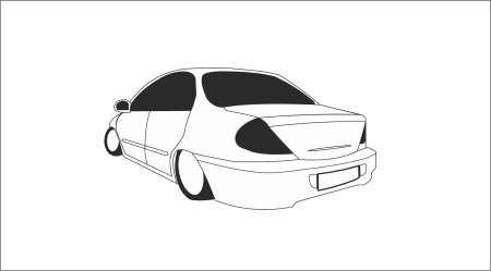 Kia Spectra наклейки