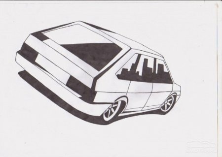 ВАЗ 2109 БПАН рисунок