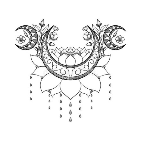 Лунница мехенди