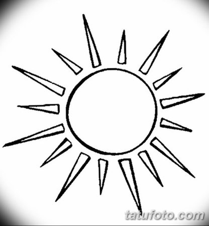 Солнце эскиз