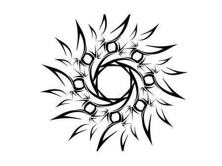 Тату солнце