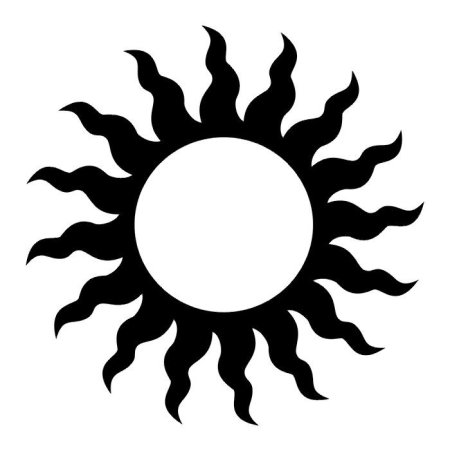 Солнце вектор