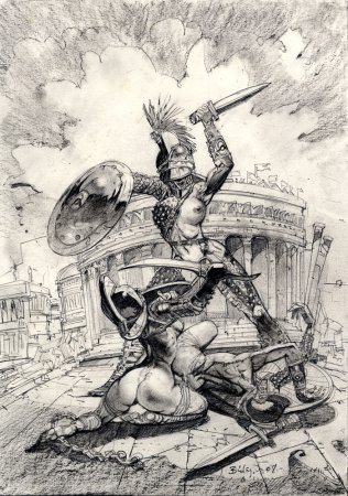 Саймон Бисли Simon Bisley гладиаторши