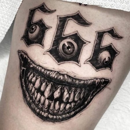 Тату МОРГЕНШТЕРНА 666