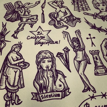 Тюремные тату рисунки