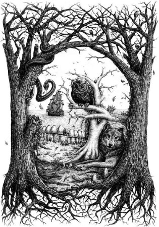 Оптические иллюзии дерево