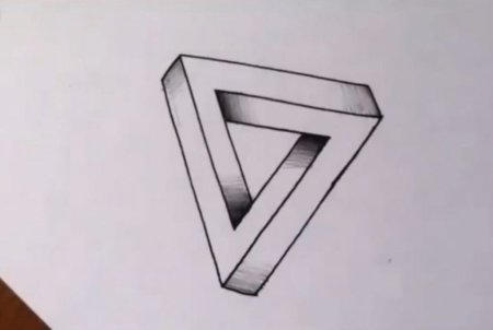 Иллюзии карандашом простые