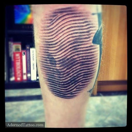 Тату иллюзия маленькая