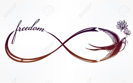 Бесконечность тату эскиз