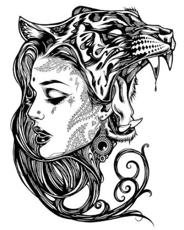 Ум тату эскиз