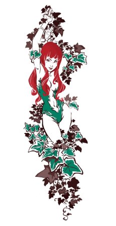 Татуировка плюща Айви