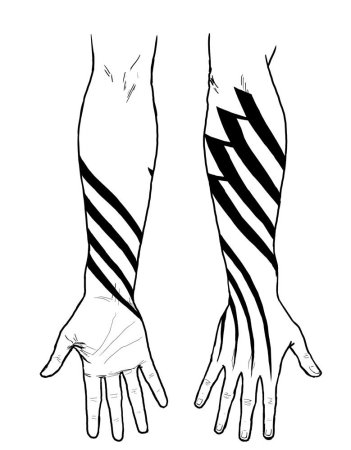 Эскизы тату на предплечье