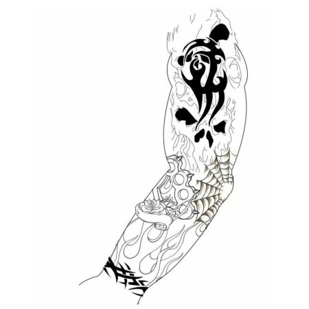 Эскизы тату рукав