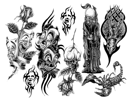 Подборка эскизов тату