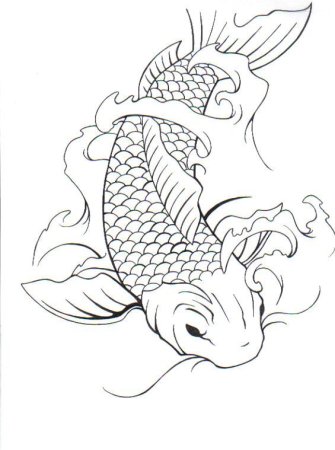 Японские карпы Инь Янь