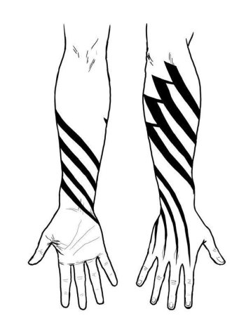 Эскизы тату на предплечье