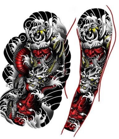 Иредзуми рукав Самурай