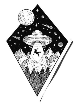 Космические Татуировки эскизы