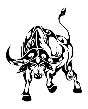 Буйвол тату эскизы