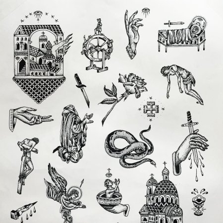 Классические Татуировки эскизы