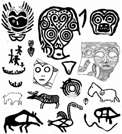 Петроглифы Нижнего Амура