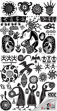 Шаманские индейские символы