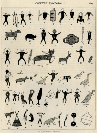 Тату Наскальная живопись