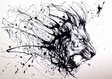 Абстракция эскиз