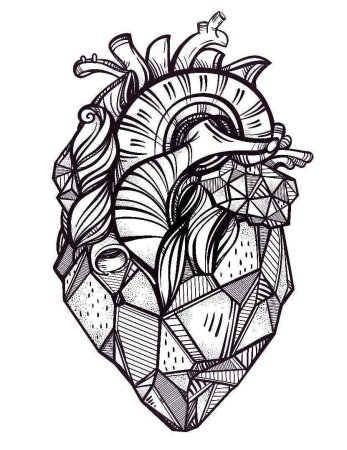 Тату в стиле Графика эскизы