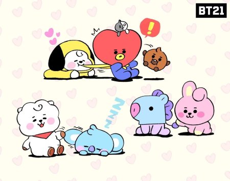 Персонажи БТС bt21 тата