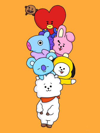 Персонажи БТС bt21 тата