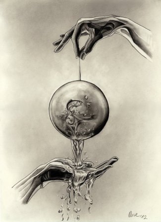 Картины карандашом абстракция