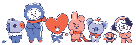 Тата и коя bt21