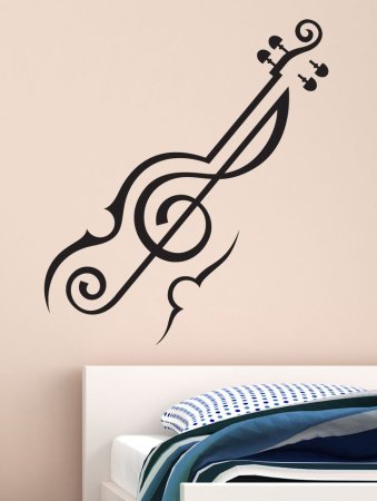 Декор стены на музыкальную тему
