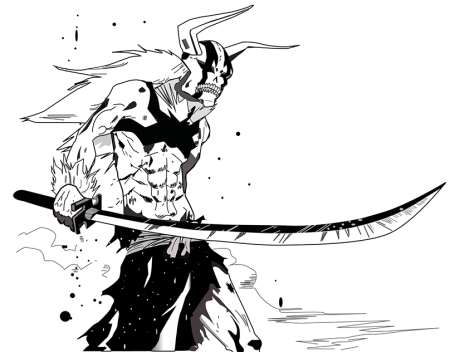 Блич пустой Ичиго тату