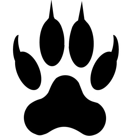 Трафарет лапки