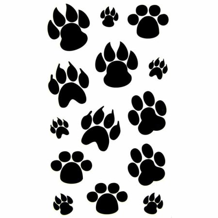 Отпечаток лапы эскиз