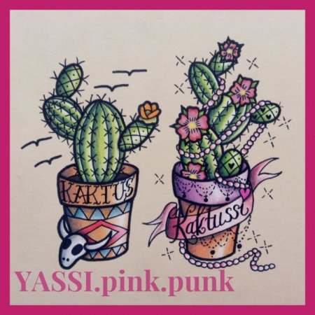 Кактус эскиз