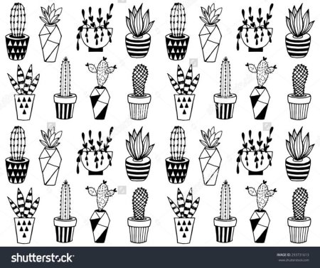 Раскраски Стикеры растения