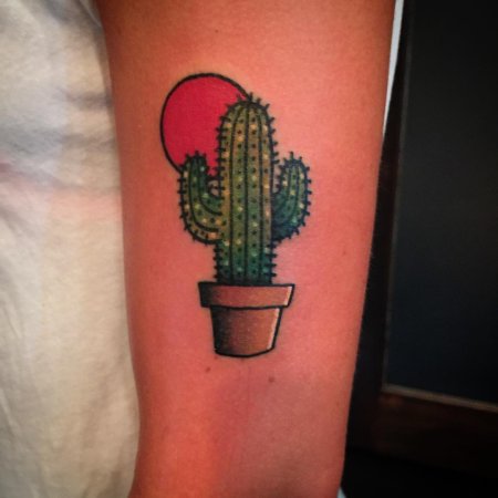 Тату Кактус эскизы