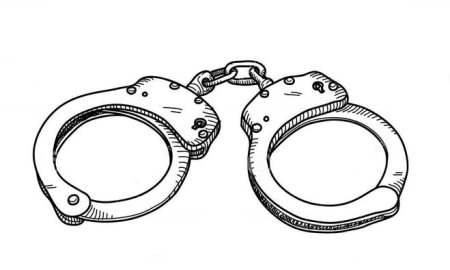Наручники карандашом