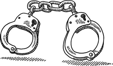 Чертеж наручников