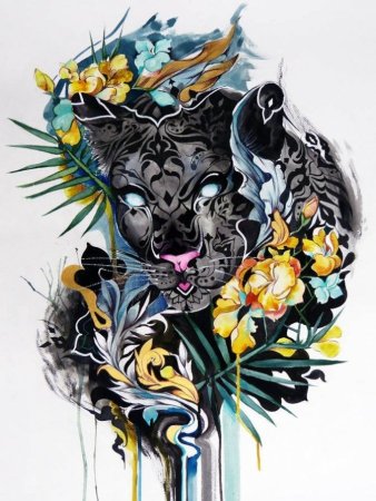 Тату пантера