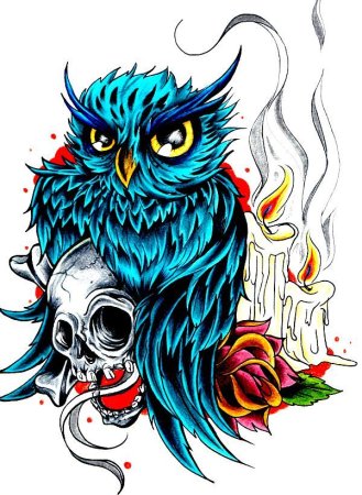 Татуировки эскизы цветные